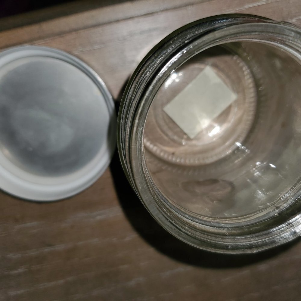 APPLE STAINLESS STEEL GLASS JAR  KEEPSAKE || EUC - Picture 11 of 11